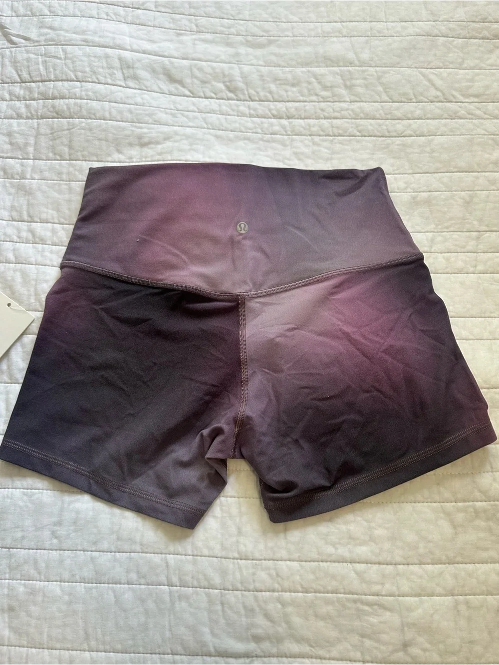 NWT Lululemon Align High-Rise Shorts 4” Purple Ombre Size 8 Nulu